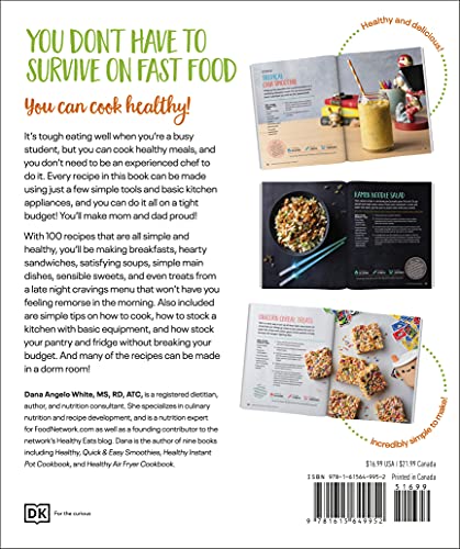 Healthy, Quick & Easy College Cookbook: 100 Simple, Budget-Friendly Recipes To Satisfy Your Campus Cravings #TOP1