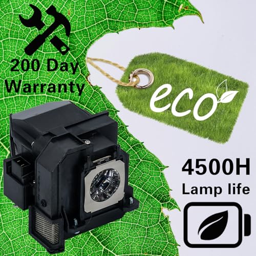 Image of V13H010L90 Replacement Projector Lamp Bulb for Epson ELPLP90 EB-670 EB-675w EB-675wi EB-680wi PowerLite 675W EB670 EB675W EB675Wi 675W with Housing
