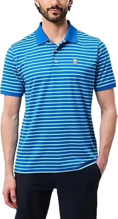 Psycho Bunny Willis Stripe Jersey Sport Polo