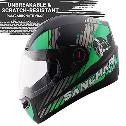 Image of Steelbird SBA-1 Sanchari Full Face ISI Certified Graphic Helmet