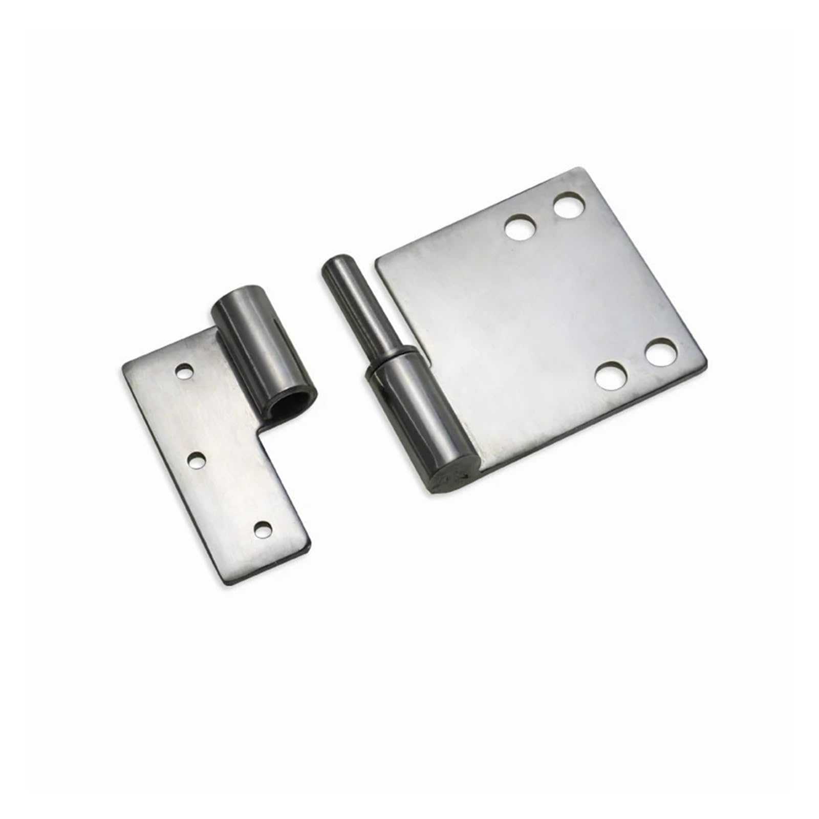 ELZNSQQK Hinge detachable stainless steel irregular flat folding and detachable large hinge for industrial cabinet doors(Right)