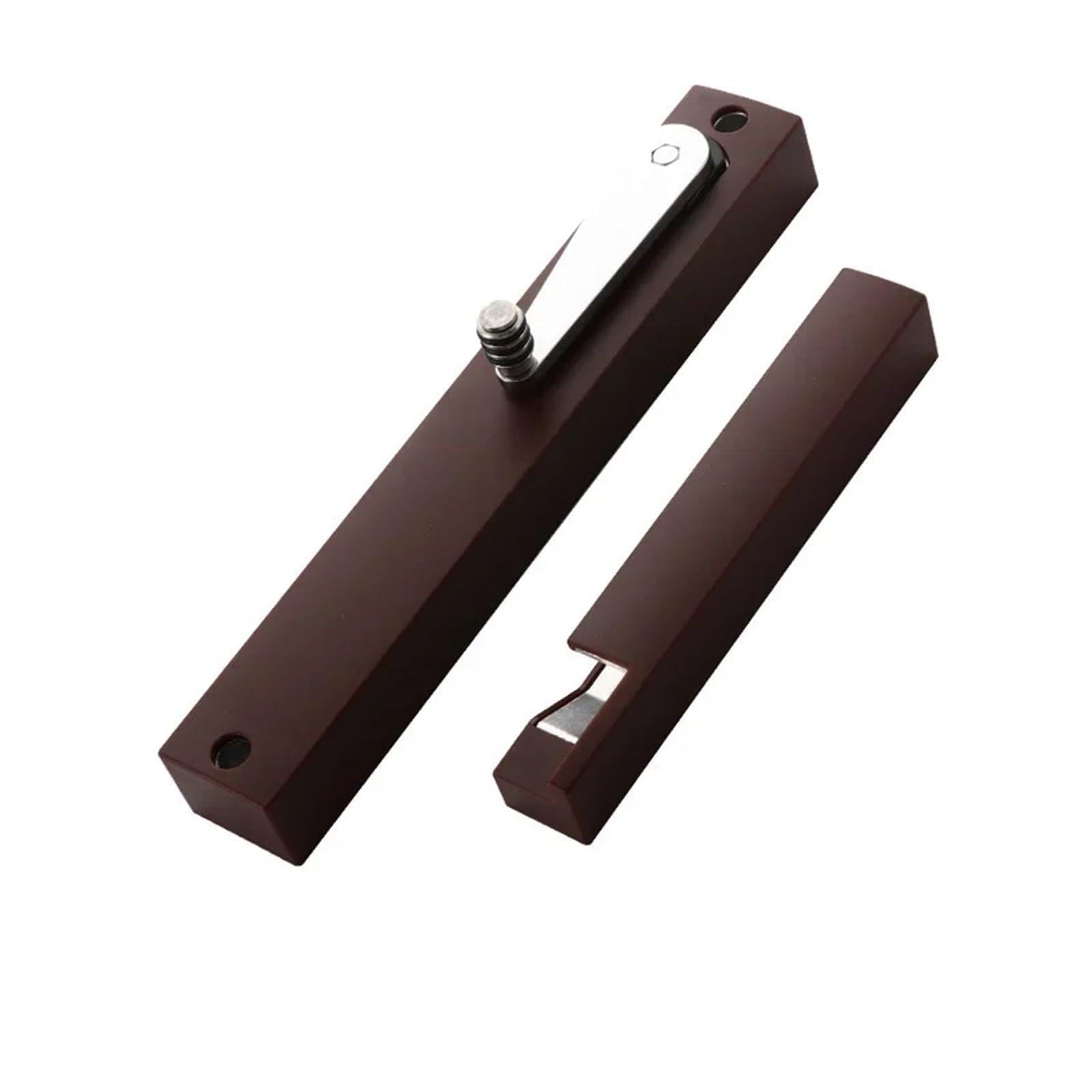 Rugaikerba Brown Left Opening Hydraulic Invisible Door Closer, Compatible With Household