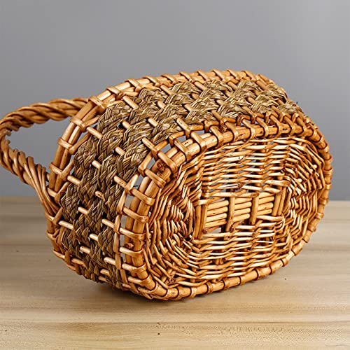 Fofetbfo Confezione da 3 cesti in vimini con