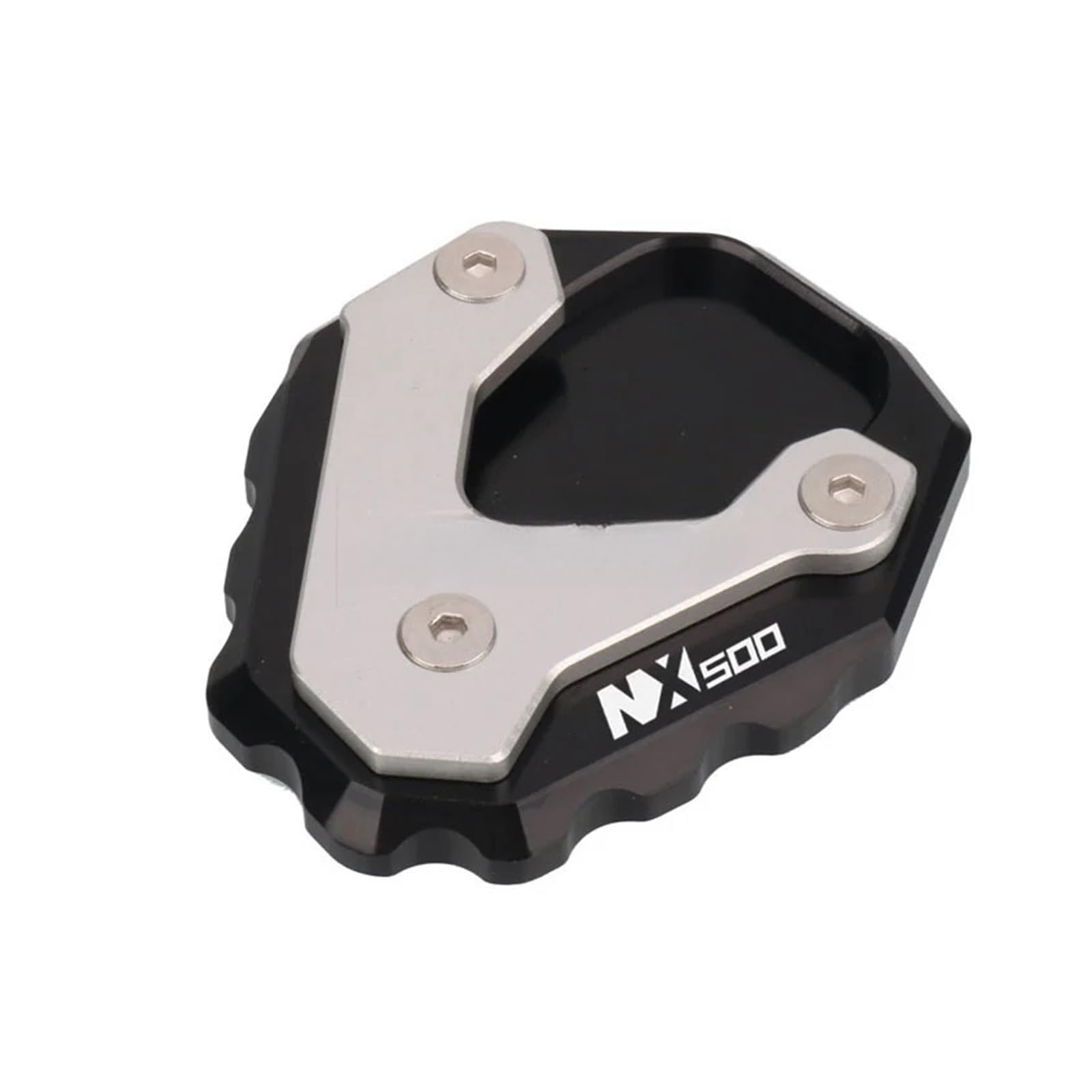 Podstawka motocyklowa CNC Podstawka boczna na stopy Podkładka rozszerzająca Płytka podtrzymująca Powiększenie podstawki Kompatybilna z NX400 NX500 2023-2025