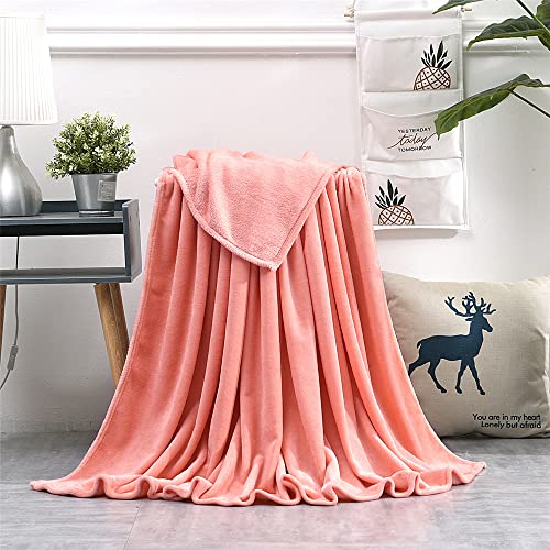 Chickwin Plaid Couverture Polaire, Couleur Unie Couverture en Flanelle Douce Chaudes Couvertures...