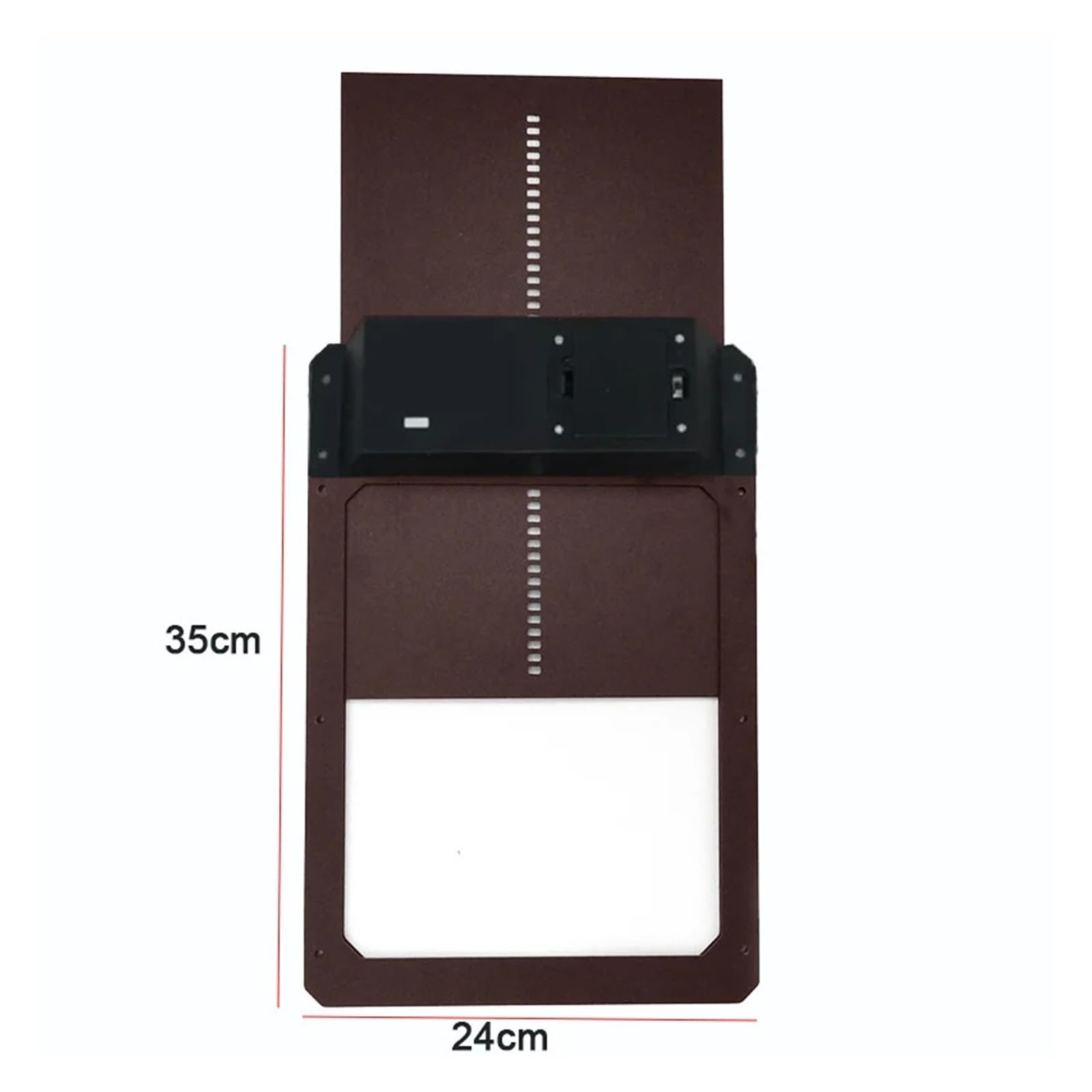 Porta Automatica For Pollaio Sensibile Alla Luce For E Pratica For Gabbie For Cani For Animali Domestici Sicuro E Affidabile(Brown)