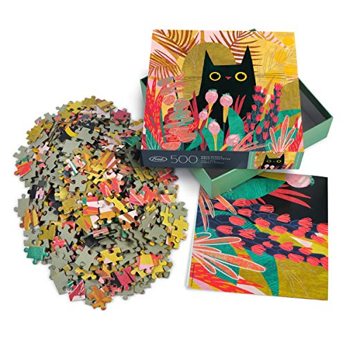 FRED Black CAT by Karen Obuhanych, 500 Piece Puzzle (5274227)