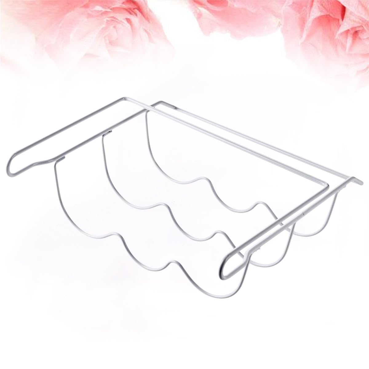 Portabottiglie Organizer in Ferro Bianco per Frigorifero Antiruggine capacità di Elevata per Ufficio e