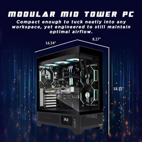 Image of ZOTAC MEK AI-Enhanced Gaming PC Desktop Computer - NVIDIA GeForce RTX 5070 TI, AMD Ryzen 5 7600X up to 5.3GHz, 32GB DDR5 RGB, 2TB NVME M.2 SSD, 850W 80+ Gold PSU, WiFi+BT, Windows 11