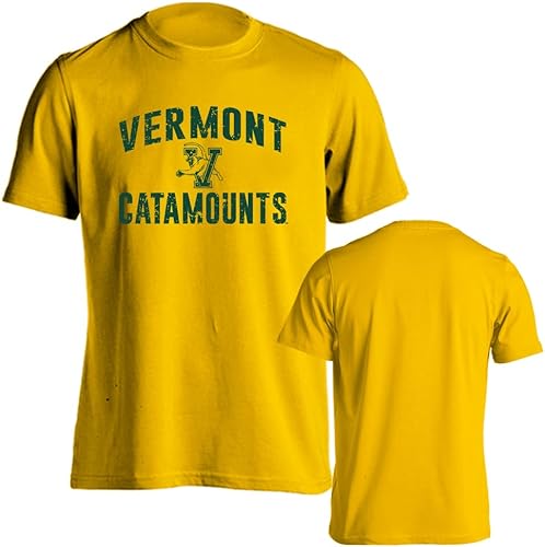 Miniatura 149 de Sport Your Gear NCAA Camiseta de manga corta retro con licencia oficial de aspecto desgastado para el día del juego, camiseta de espíritu deportivo