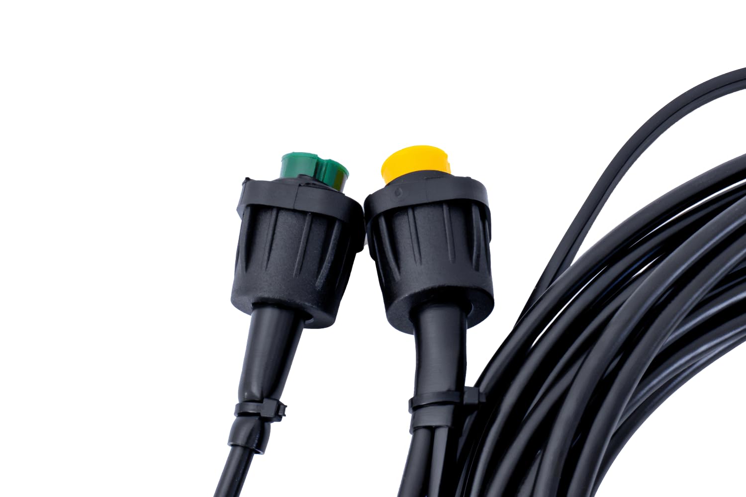 MANTES Faisceau électrique 4,5m prise 7 broches 12V avec 2 connecteurs baïonnette 5 broches section 0,5mm2 câblage feux installation dattelage pour remorque et voiture auto
