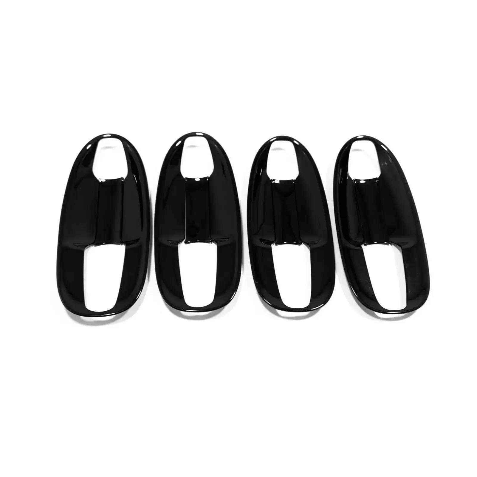 UJNHEQ for Benz for Vito W447 V-Class 2014 2015-2020 ABS Glossy Black Door Handle Cover Bowl Frame Trims Car Accessories(Type A)