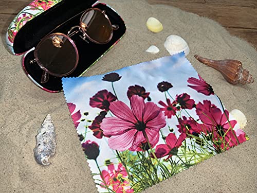 VON LILIENFELD Brillenetui Bloemenweide Brillenkoker Stabiele Reinigingsdoek Glasses Case Box - Image 6