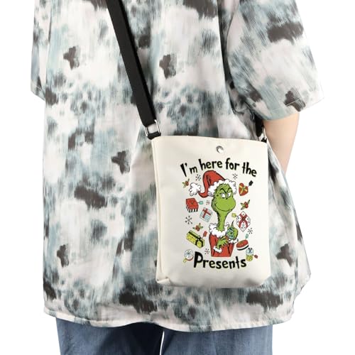 WCGXKO Christmas Movie Inspired Crossbody Bag Merry Christmas gift Aesthetic Monster Gift3