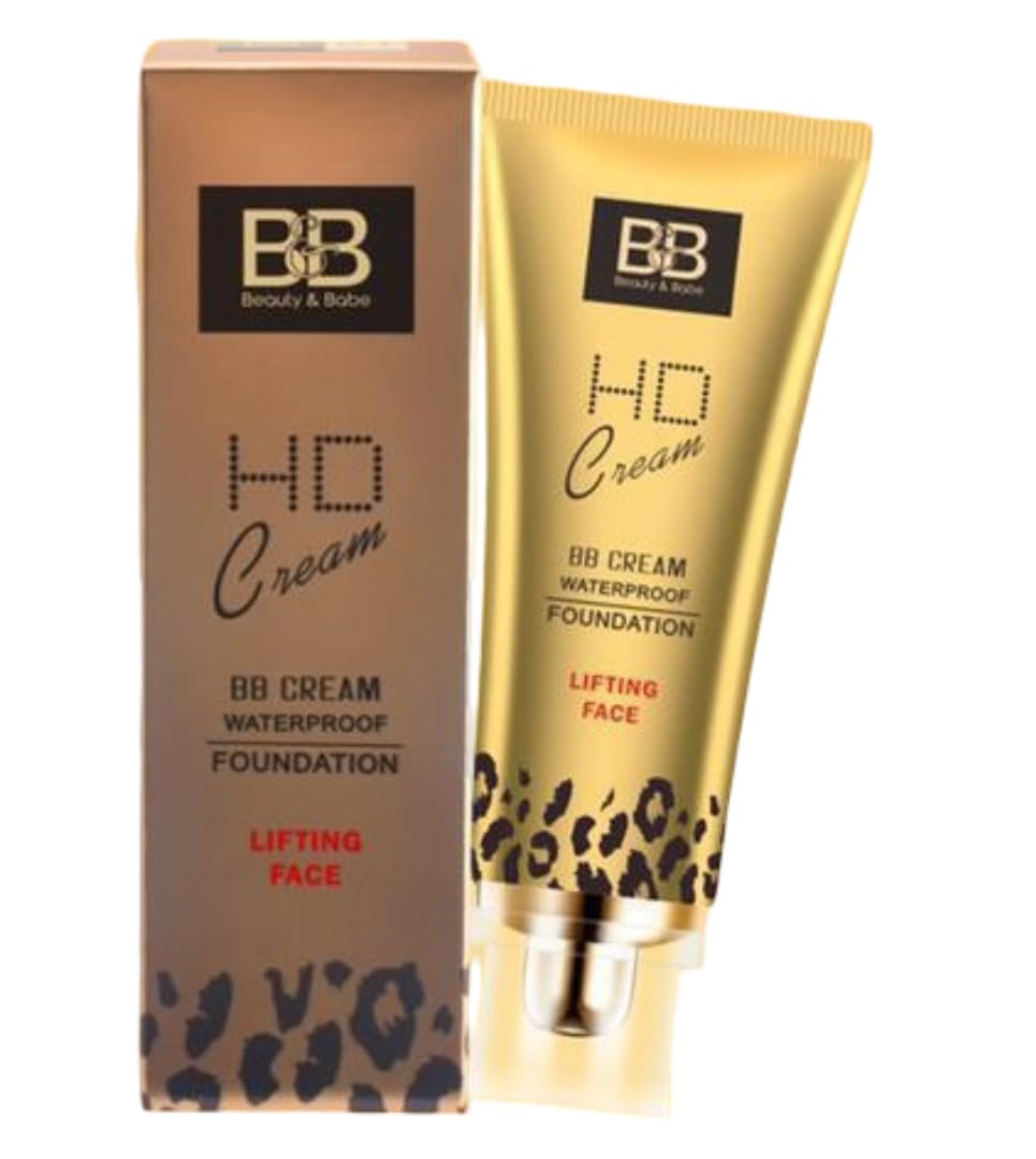 TJI Waterproof HD BB Cream Foundation Full Coverage Long Lasting Base Makeup Brightening And Lifting Face Cream Lightweight Blendable Formula For All Skin Types Pack Of 2-image-15