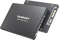 Vansuny 256GB 2.5" SATA III SSD - 500MB/s Read Speed, 3D NAND Flash, Shockproof Internal Drive for PC & Laptop Upgrades