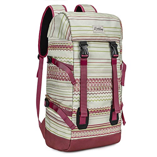 Evervanz Laptop-Rucksack Mit Externer Zugänglichkeit, Wasserresistenter Wanderrucksack, Strapazierfähige Reise Outdoor Tasche, Großer Uni Schulranzen Tagesrucksack