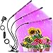 Produktbild Chefic Pflanzenlampe 30W, 60 LEDs Einstellbar Pflanzenlicht IP55 Wasserdicht Vollspektrum, mit Automatische Zeitschaltuhr/ 3H/6H/12H Timer/3 Lichtmodus/Dimmbar 6 Lichtstärken Funktionen Plant Light