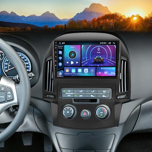 LICHENGTAI Android 13 Autoradio Double Din pour Hyundai I30 2006-2011 avec CarPlay Android Auto sans Fil, 9 Pouces Écran Tactile Radio avec Bluetooth GPS WiFi...