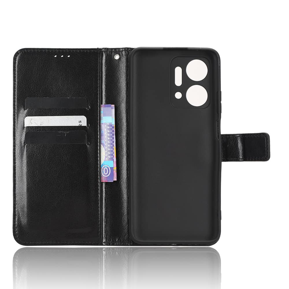 HAOYE Cover per Huawei Honor X6b, Flip Cover Custodia in Pelle PU/TPU Premium Antiurto, Case a Libro con Supporto/Magnetico/Portafoglio/Card Slot