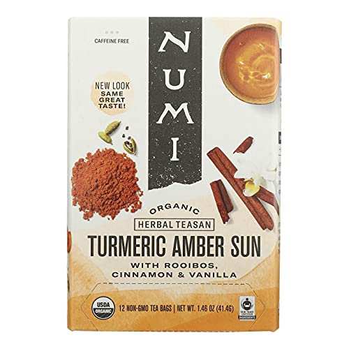 Turmeric Tea Amber Sun 12 Bags (Case Of 6) #TOP1