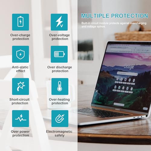 Image of ASUNCELL 776622-001 LA04 Laptop Battery Replacement for HP Pavilion 14 15 241 247 248 340 345 G1 G2 LA03DF 15-F272WM 15-F233WM 15-F211WM 752237-001 728460-001 4 Cells 14.8V 41Wh