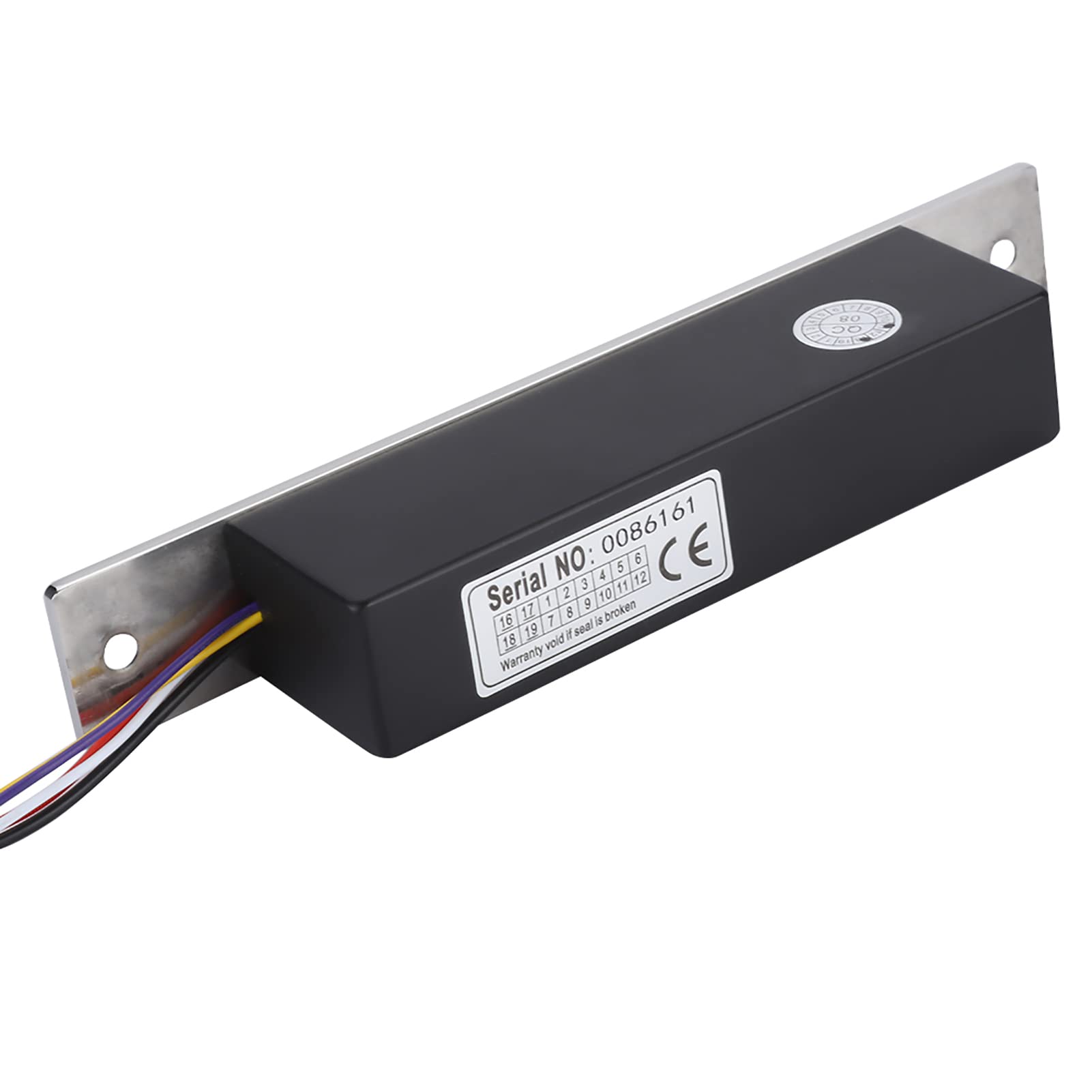 12V/24V serrature elettromagnetiche, Alluminio singola porta Elettrica Magnetica Blocco Controllo di Accesso Segnale Feedback per Porta in Vetro/Porta in Legno
