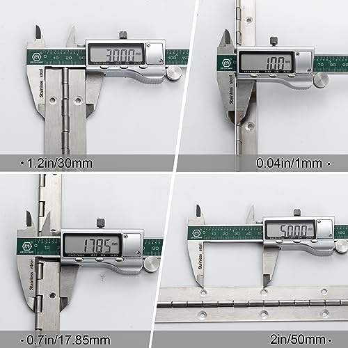 Piano Hinge 48 Inch x 1.2 Inch Heavy Duty Continuous Hinge with Holes for Cabinets Boat Marine Door, 304 Stainless Steel Piano Hinge 0.04" Leaf Thickness 1.2'' Open Width by FVSEC - Image 3