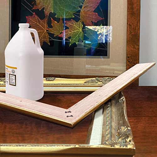 Lineco Pva Adhesive, Picture Frame Glue, Adhere Wood Or Mdf Frames, Dries Clear Flexible, 1 Gallon, Ideal For Glue Wood Paper Board Framing Collage Crafts Bookbinding #TOP3