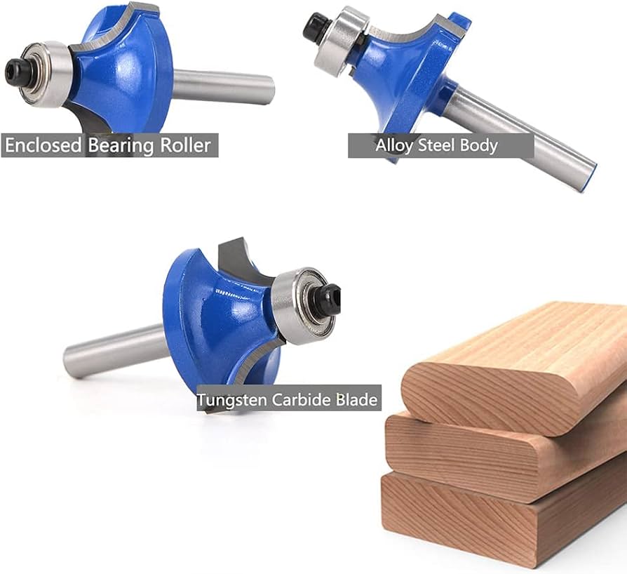 Flattening Router Bit 1/4 Inch Shank CNC Spoilboard Surfacing Router ...