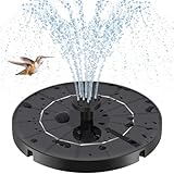 Solar Fountain for Bird Bath, Solar Water Fountain with...