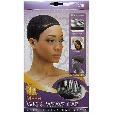 Qfitt Closed Top Mesh Wig & Weave Cap Black #504 Cover