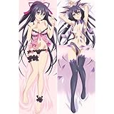 LIQING1997 Date A Live ​Anime Body Pillow Cover Anime Dakimakura Peach Skin Anime Body Pillows Hugging Soft Body Pillow Case 19' X 59' (Color : Yatogami Tohka)