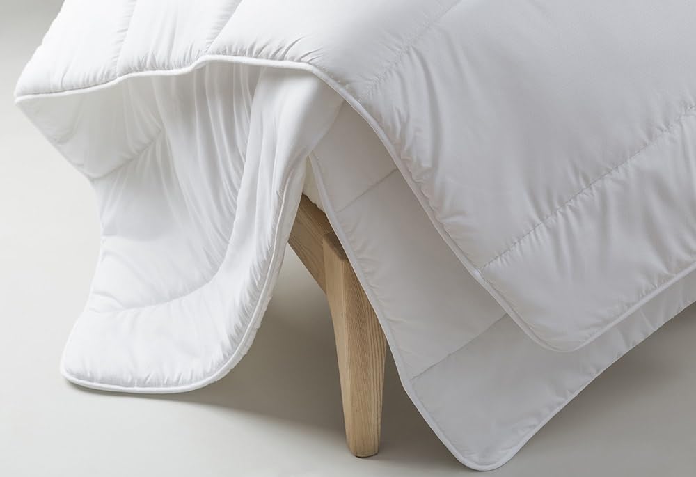 Velfont Edredón nórdico con Relleno de Fibra Antiácaros Smart Clima (Duo – 125 g/m² + 250 g/m², 150 cm)