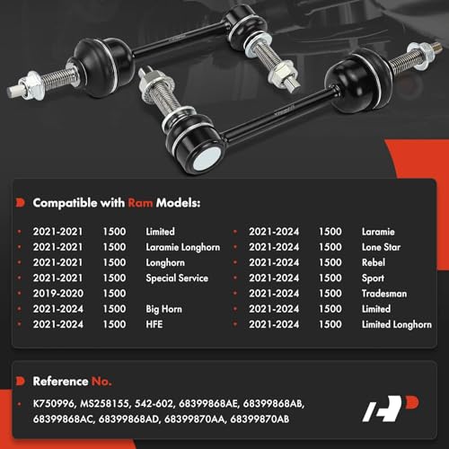 A-Premium Front Sway Bar Link Stabilizer Bar Link - Smooth Driving by A-Premium - Used condition - Image 2