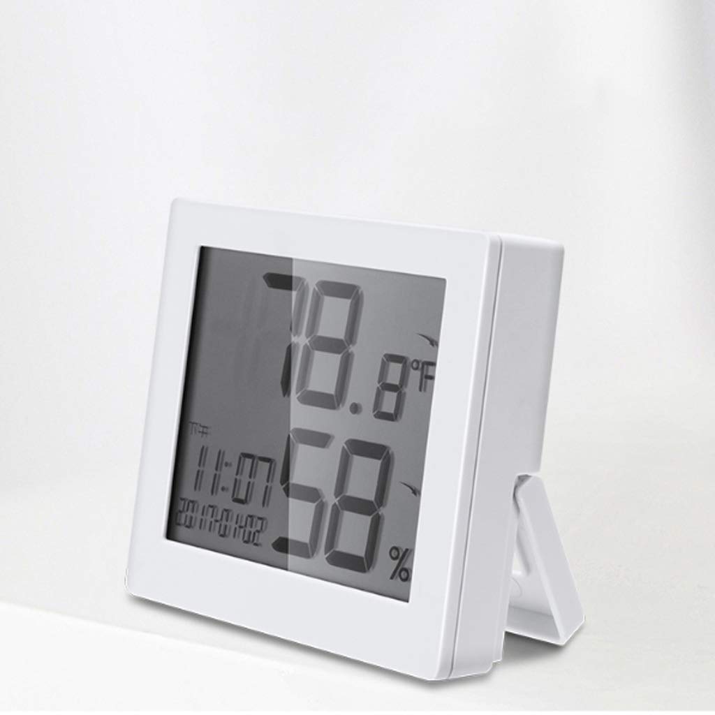Elektroniczny miernik temperatury i wilgotności wewnątrz wielofunkcyjny precyzyjny cichy termometr dom biuro pokój dziecięcy