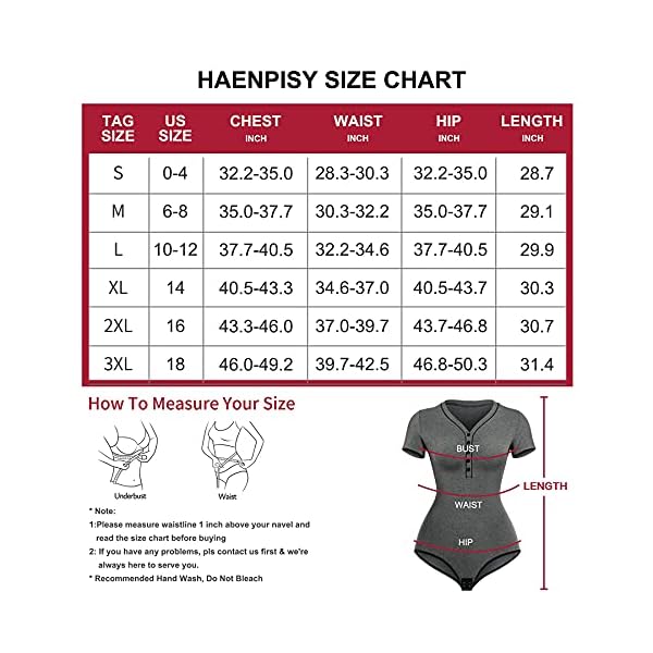 HAENPISY-Short-Sleeve-Bodysuit-for-Women-Basic-Slim-Fit-V-Neck-Button-Up-Ribbed-Knit-Thong-Leotards-Top HAENPISY Short Sleeve Bodysuit for Women Basic Slim Fit V Neck Button Up Ribbed Knit Thong Leotards Top(X-Large, Grey)