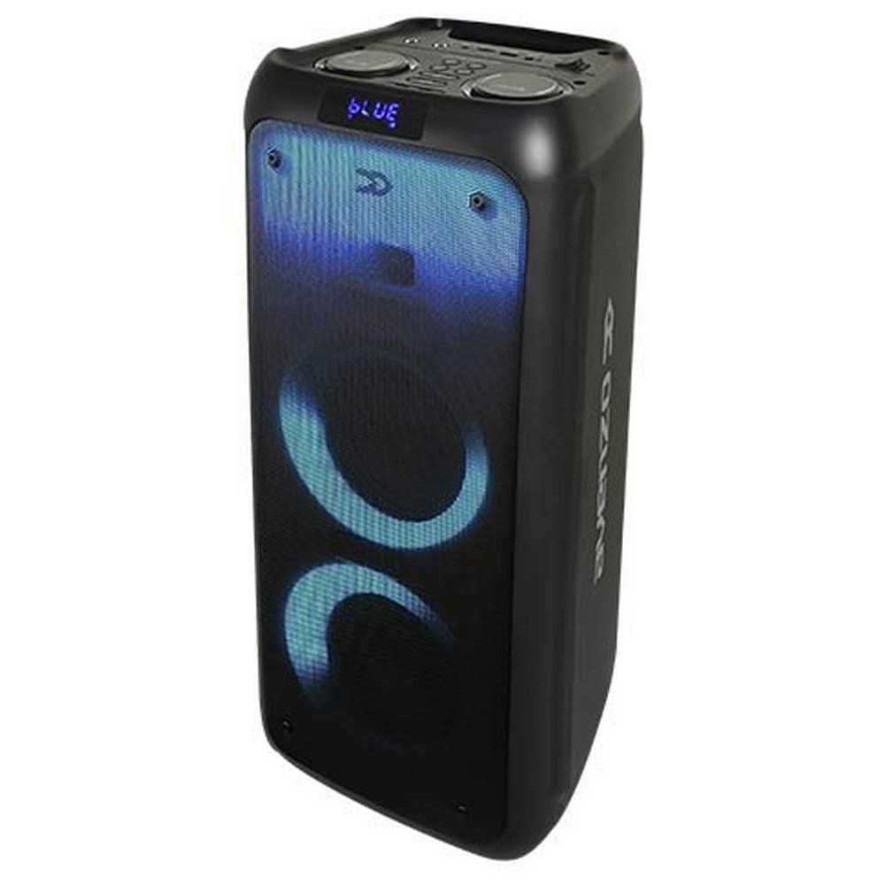 Avenzo - Altavoz Bluetooth, Modelo AV-SP3203B, Potencia de 250 W, con Luz de LED, Entrada USB y microSD, con Asa de Transporte, Dimensiones: 25 cm x 24,2 cm x 59,5 cm, Color Negro