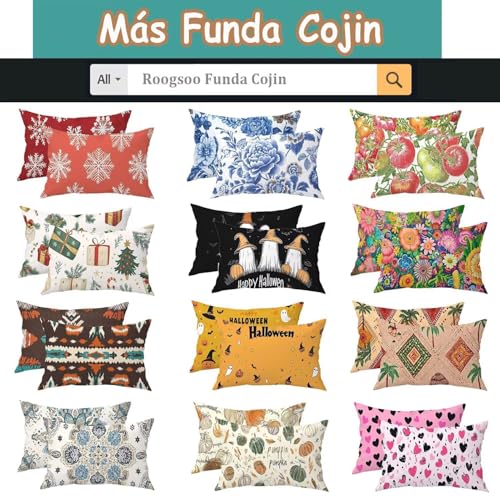 Housse coussin 50x100 lin abstrait pour protéger vos oreillers - 8