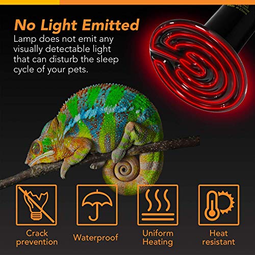 Simple Deluxe PTCLAMCR150MCTRLC 150W Reptile Ceramic Heat Bulb With 8.5 Inch Clamp Lamp And Digital Thermostat Controller Combo Set thumb #5