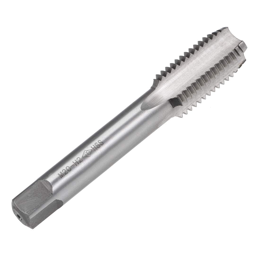 TA-VIGOR M20 x 2.5mm Metric Machine Tap, H2 High Speed Steel 4 Straight Flutes Screw Tapping Thread Tap, Threading Tapping Repair Tool - Image 3
