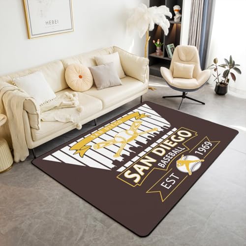 Erosebridal Baseball City Area Rug 3x5 San Diego Carpet