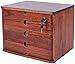 Produktbild J-Mobiler Aktenschrank Datenaktenschrank Mit Schloss Büroschreibtisch Aufbewahrungsbox Sundries Finishing-Kastenrahmen Regal Massivholz kleine Kommode Setzen A4-Papier (Size : 4-Layer)