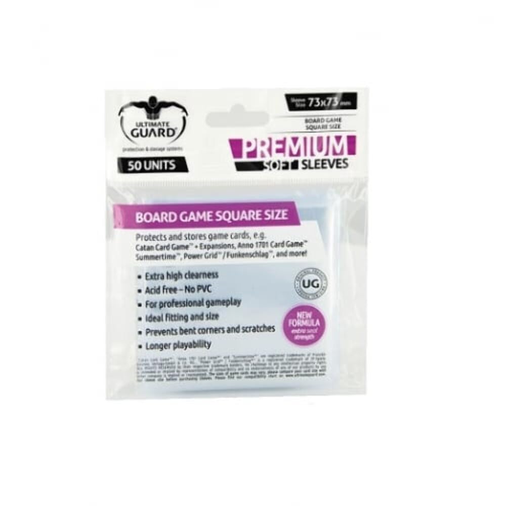 Ultimate Guard Prem Game Sleeves Square (50) Cards