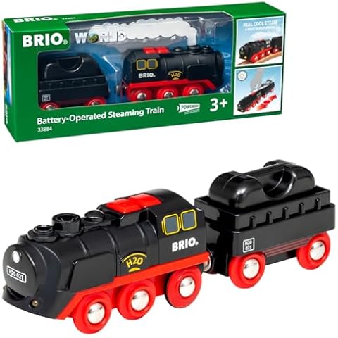 BRIO World Battery-Powered Steaming Toy Train Cover