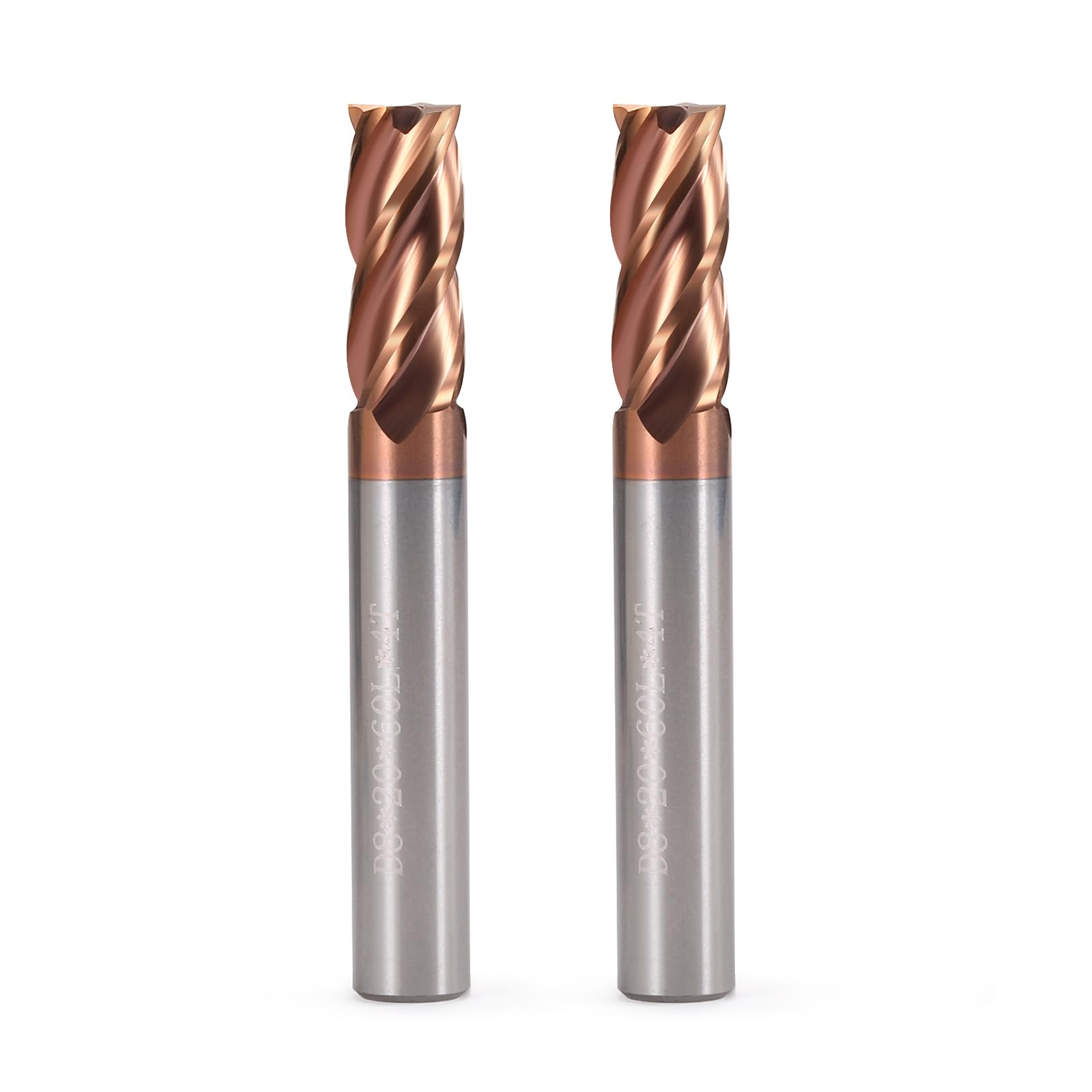 Snapklik.com : 4 Flutes Carbide Square Nose End Mill, 5/16 Shank,5/16 ...