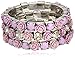 Set of 3 Colored Rosette Stretch Bracelets