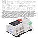 Dual Power Automatischer Transferschalter AC 400V 4P 100A ATS PC Hutschiene Notstrom Netz Umschalter Lastumschalter für Kommunaler Strom, Generator