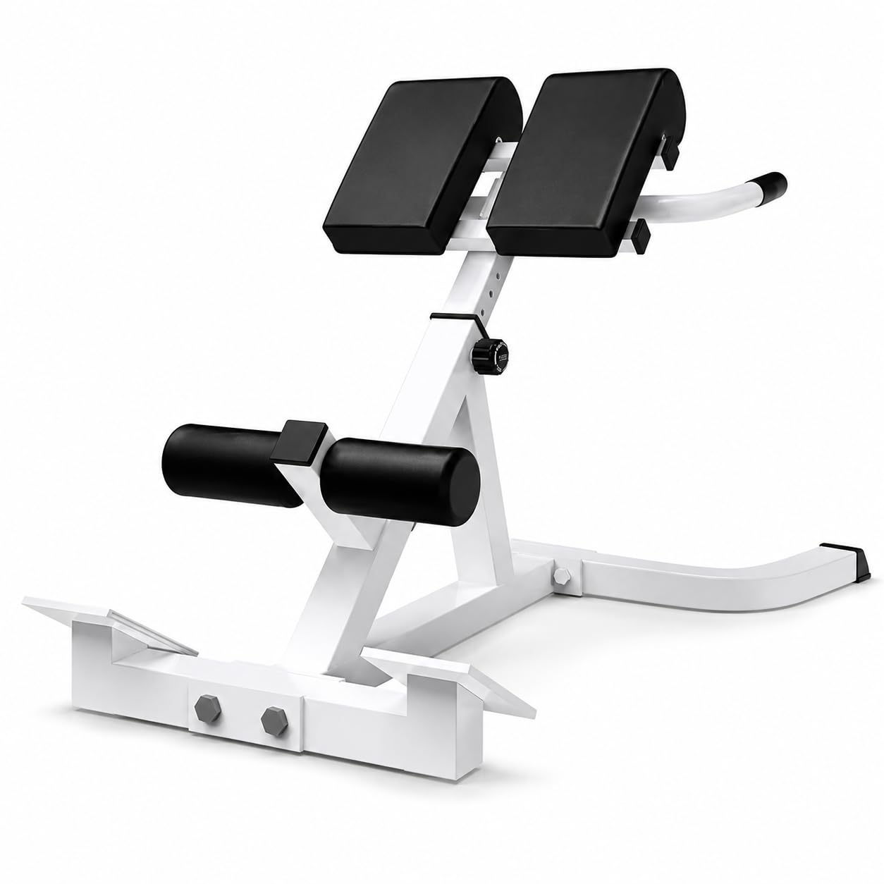 Banco de hiperextensión para silla romana, máquina de extensión de espalda ajustable para núcleo, espalda baja, glúteos, isquiotibiales, banco de abdominales de acero resistente con 7 niveles de