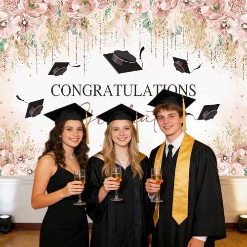 Fondo Fotográfico 7x5ft para Graduación AIBIIN miniatura 5